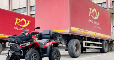 Poșta Română va livra colete cu ATV-ul
